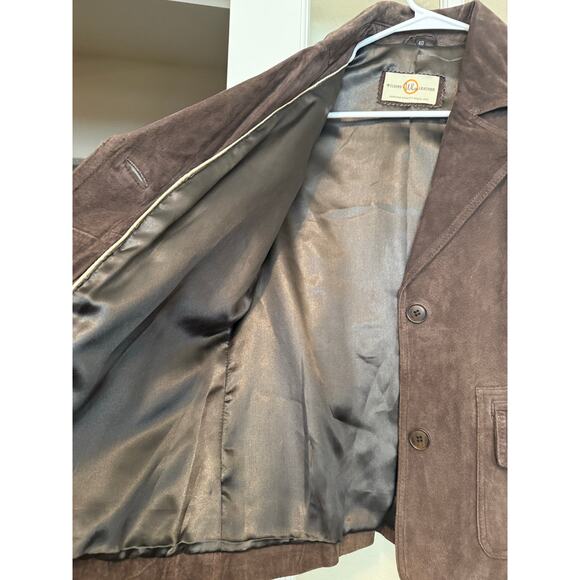Vintage Wilson Leather suede jacket men’s size 40 / Medium NWT 90s Y2K preppy - Picture 6 of 16